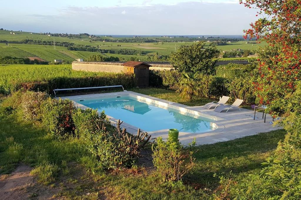 Appartamento Au Coeur Des Vignes Chenas Du Beaujolais La Chapelle-de-Guinchay Esterno foto